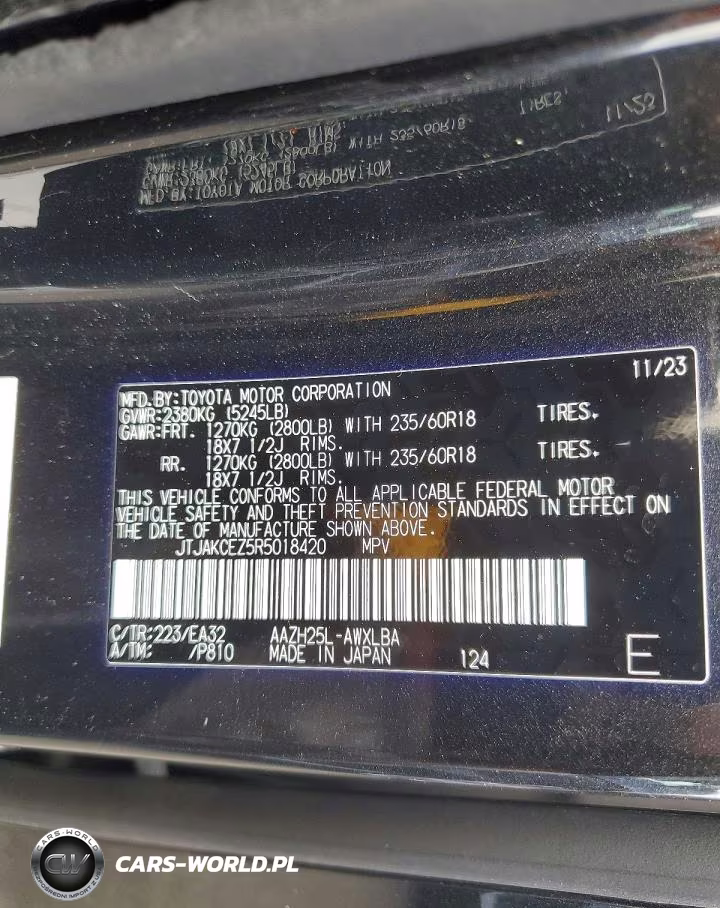 2024 Lexus Nx 350H Base VIN:JTJAKCEZ5R5018420 - 13