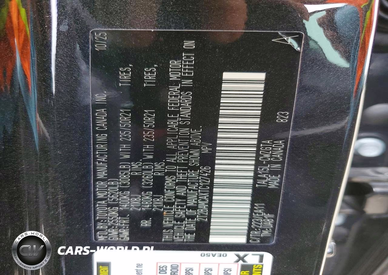 2026 Lexus Rx 350 F Sport Design VIN:2T2BAMCAXTC127426 - 13