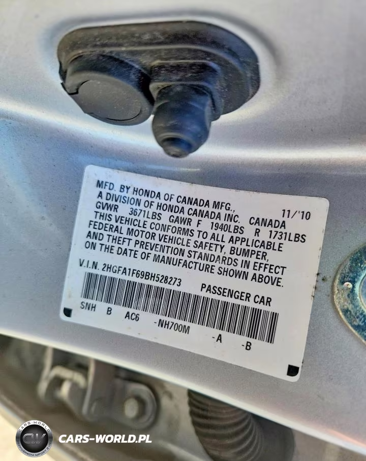 2011 Honda Civic Lx-S VIN:2HGFA1F69BH528273 - 12