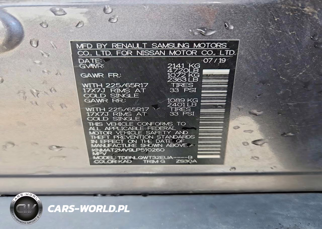 2020 Nissan Rogue Sv VIN:KNMAT2MV9LP510260 - 14