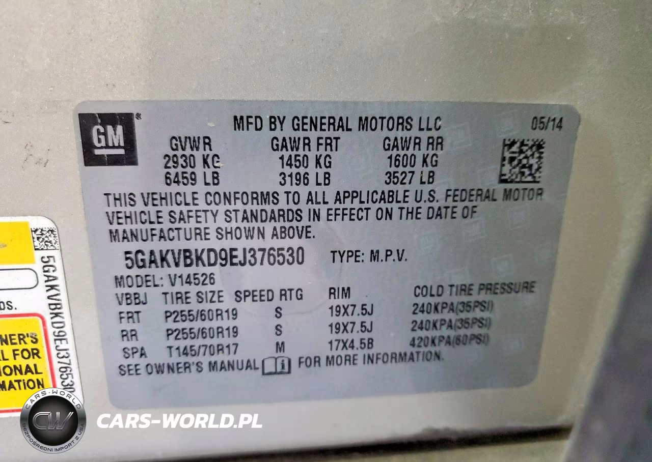 2014 Buick Enclave VIN:5GAKVBKD9EJ376530 - 12