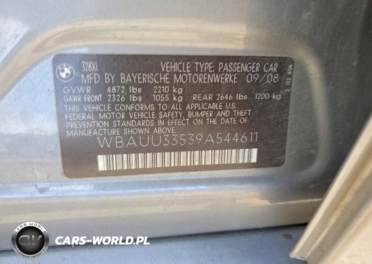 2009 BMW 328 Xit VIN:WBAUU33539A544611 - 12