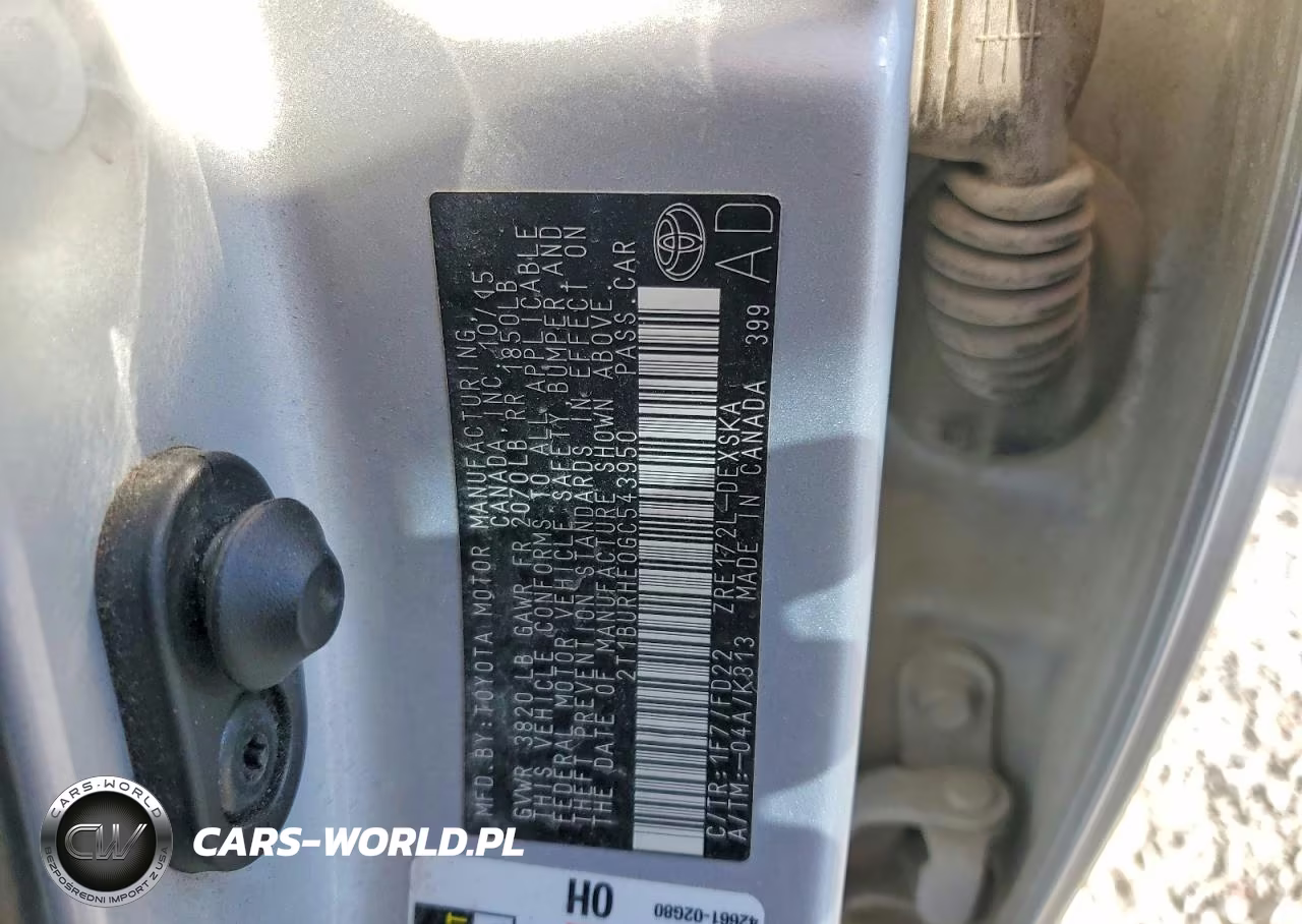 2016 Toyota Corolla S Plus VIN:2T1BURHE0GC543950 - 13