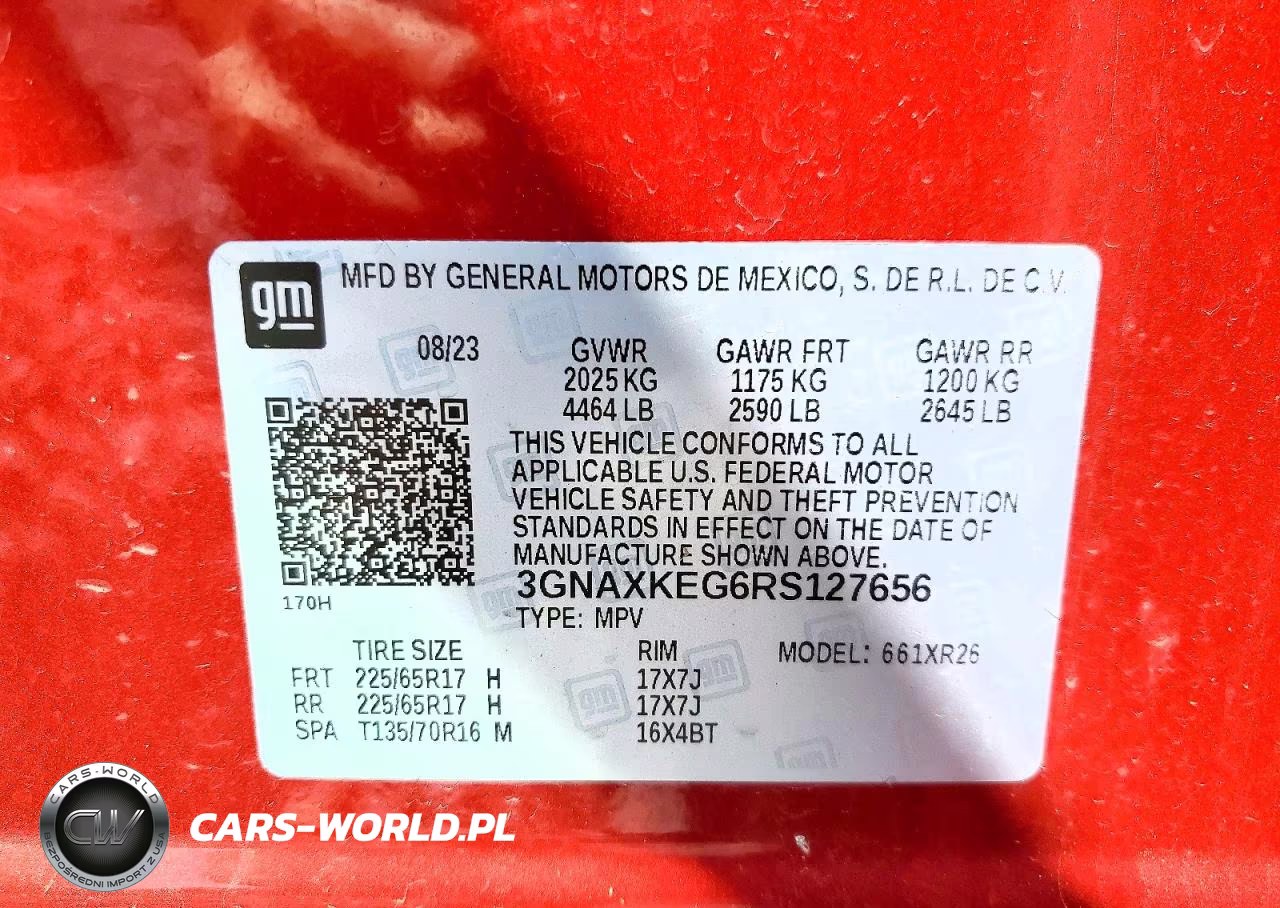 2024 Chevrolet Equinox Lt VIN:3GNAXKEG6RS127656 - 13