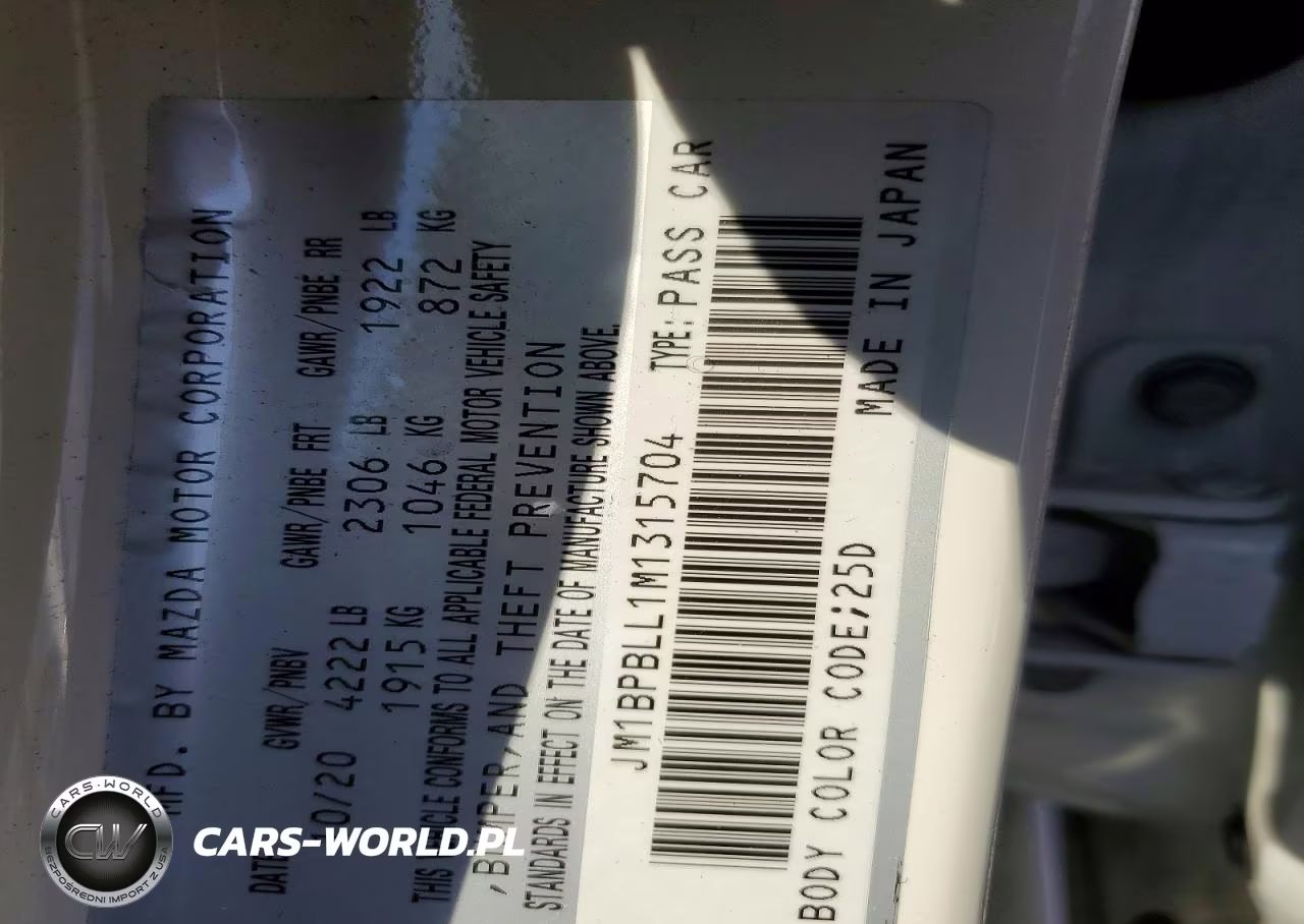 2021 Mazda 3 Preferred VIN:JM1BPBLL1M1315704 - 12