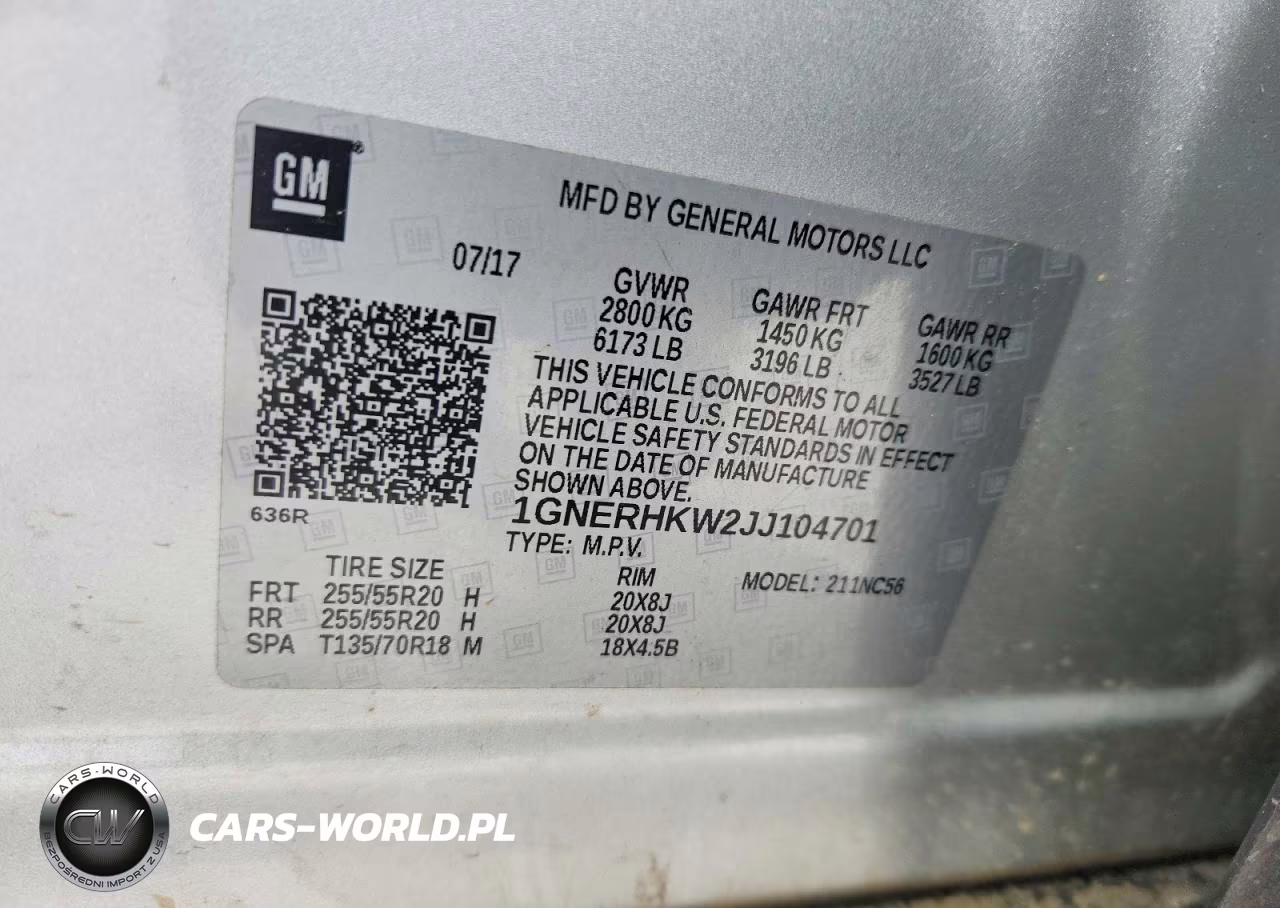2018 Chevrolet Traverse Lt VIN:1GNERHKW2JJ104701 - 13