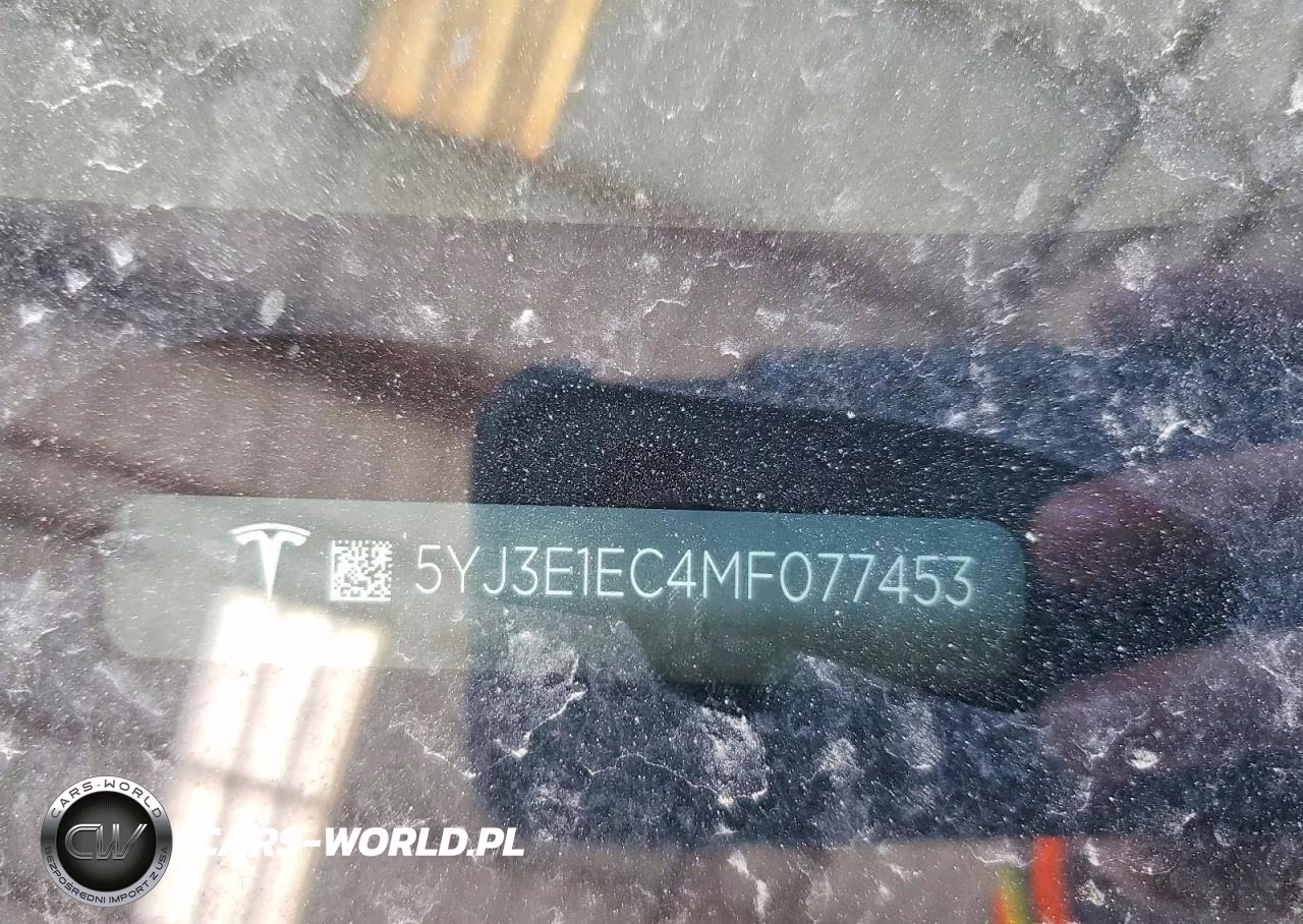 2021 Tesla Model 3 VIN:5YJ3E1EC4MF077453 - 12