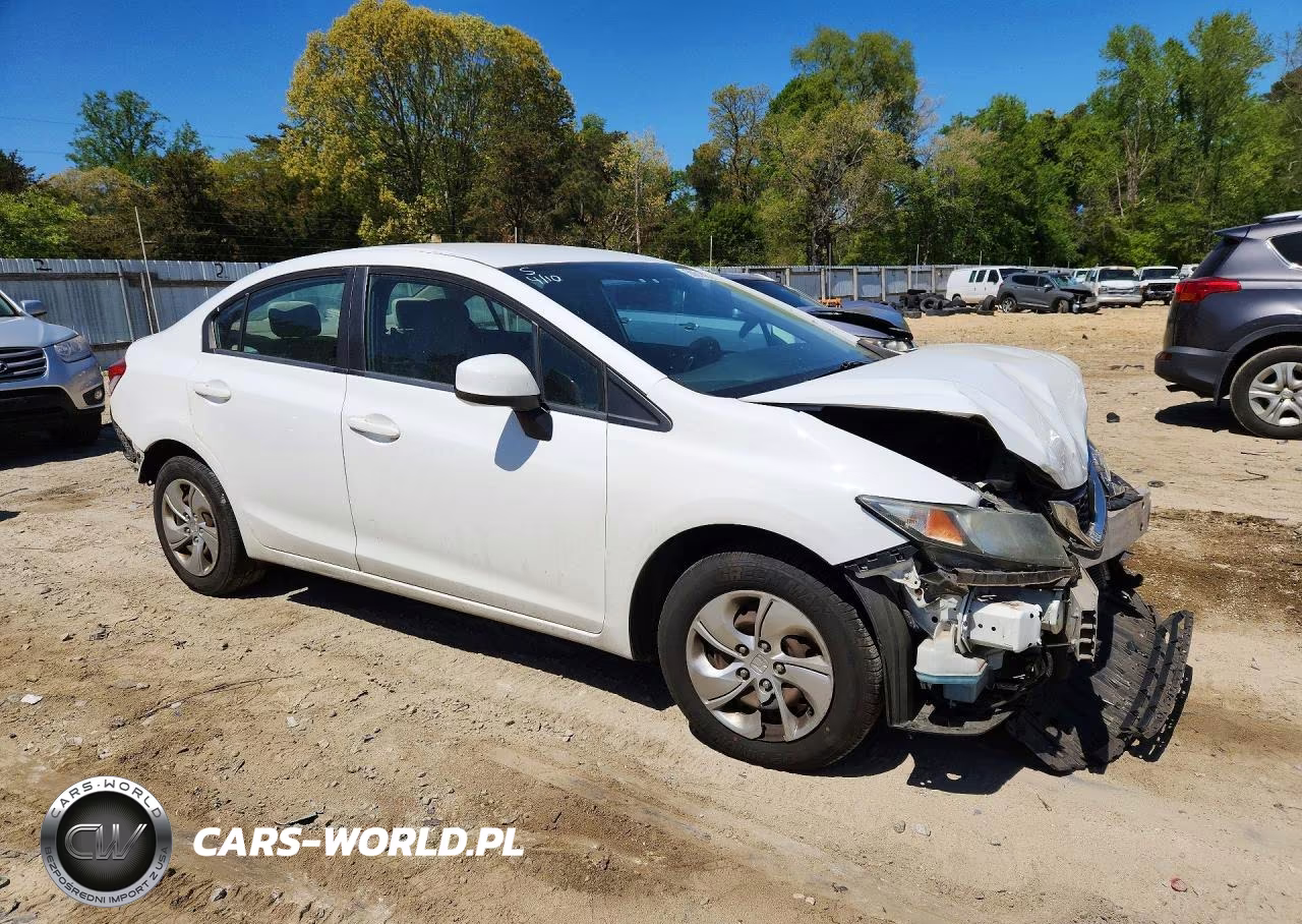 2013 Honda Civic Lx VIN:19XFB2F52DE257208 - 4