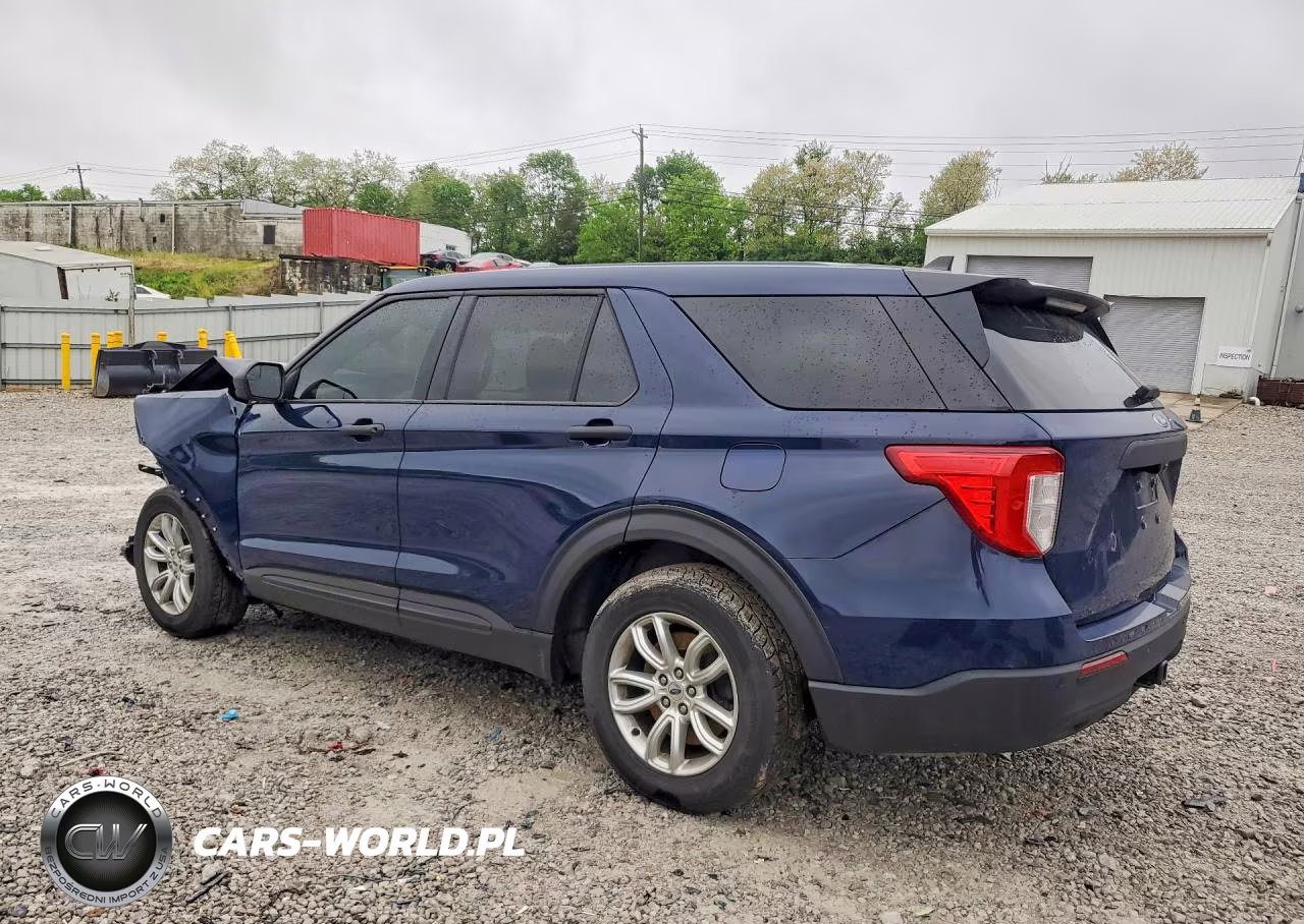 2022 Ford Explorer Police Interceptor VIN:1FM5K8AB4NGB30971 - 2