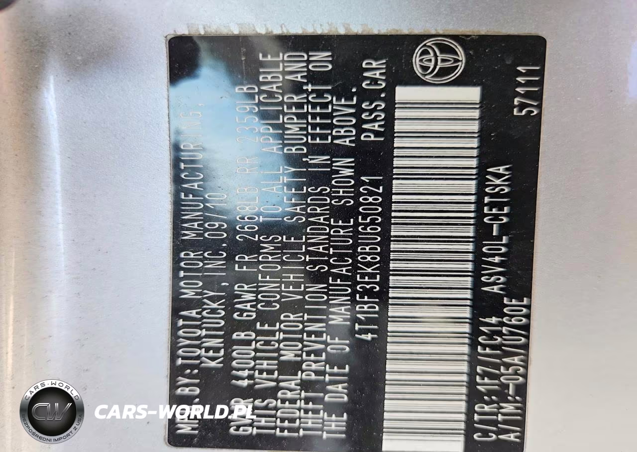 2011 Toyota Camry Se VIN:4T1BF3EK8BU650821 - 12