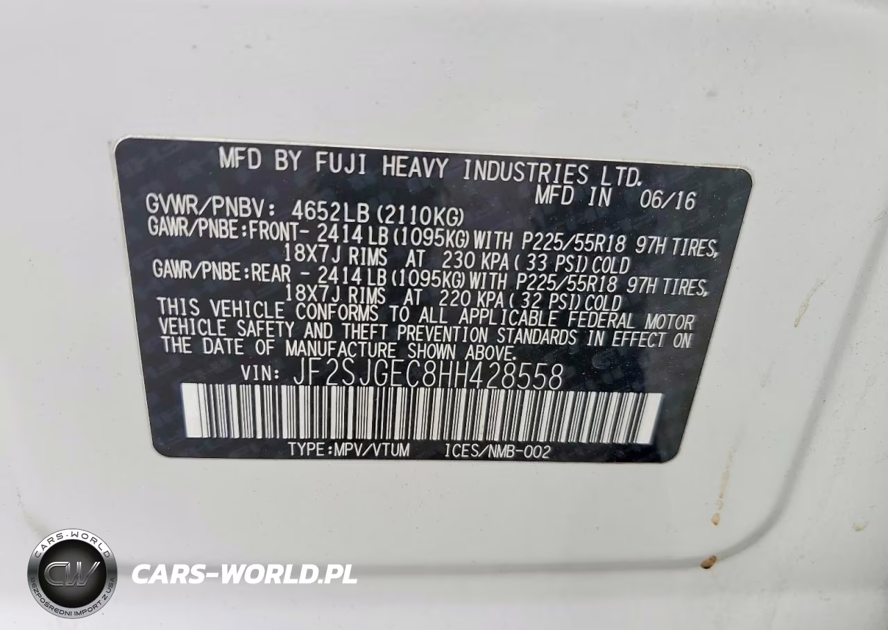 2017 Subaru Forester 2.0Xt Premium VIN:JF2SJGEC8HH428558 - 13