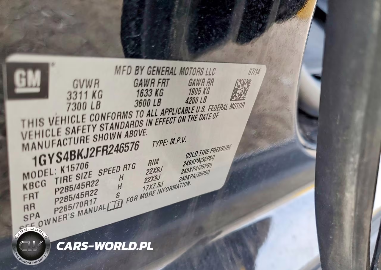2015 Cadillac Escalade Luxury VIN:1GYS4BKJ2FR246576 - 13