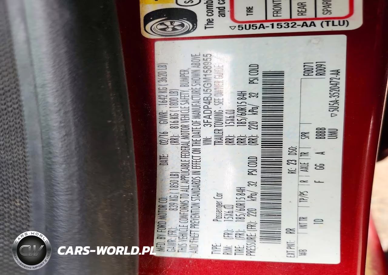 2016 Ford Fiesta Se VIN:3FADP4BJ5GM158955 - 12