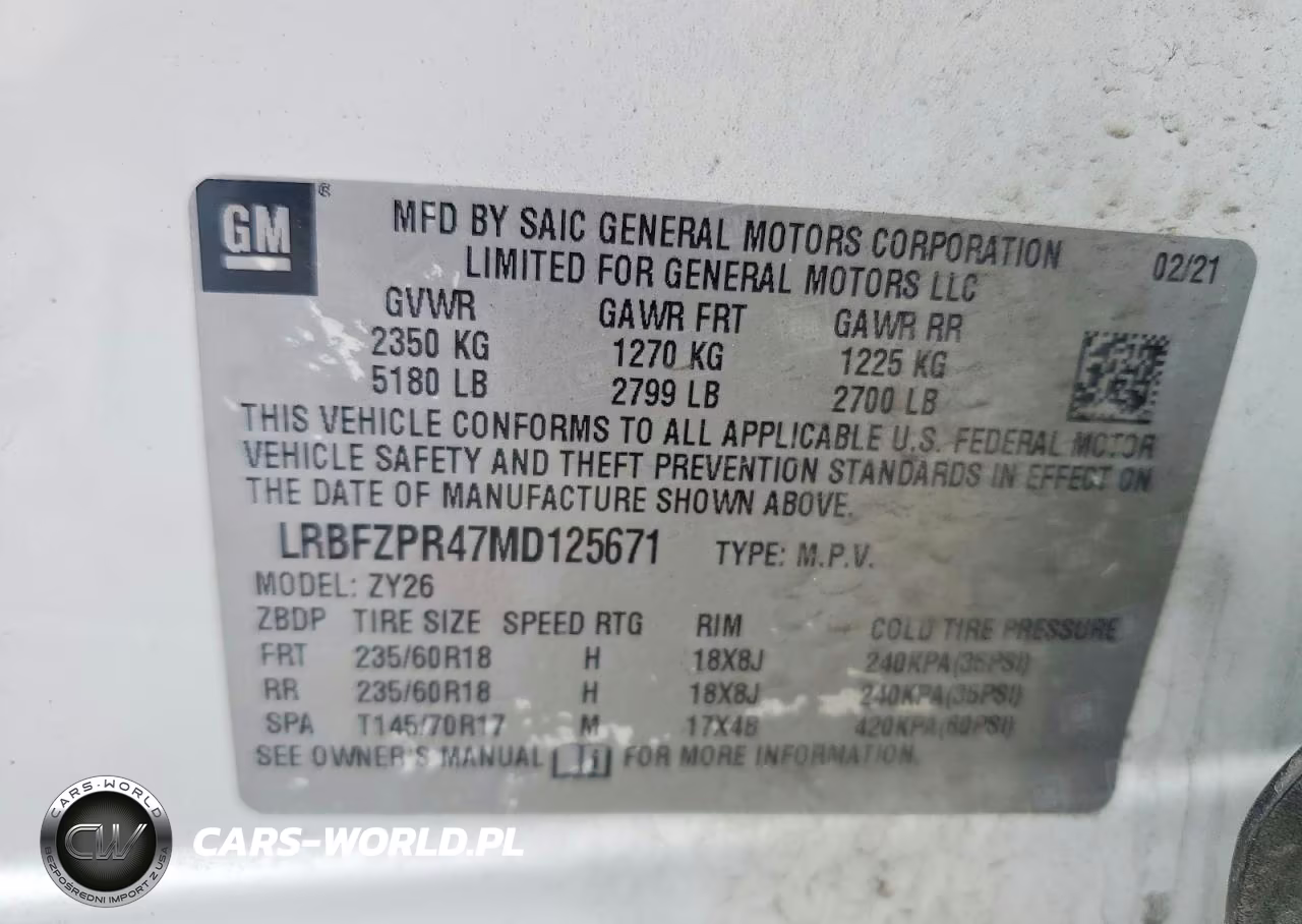 2021 Buick Envision Essence VIN:LRBFZPR47MD125671 - 13
