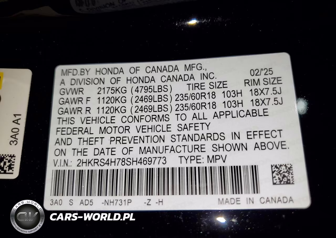 2025 Honda Cr-V Exl VIN:2HKRS4H78SH469773 - 13