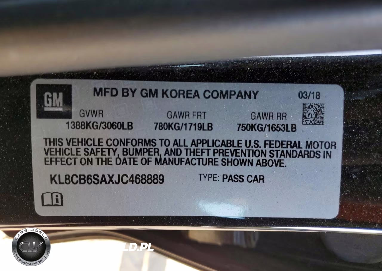 2018 Chevrolet Spark Ls VIN:KL8CB6SAXJC468889 - 12