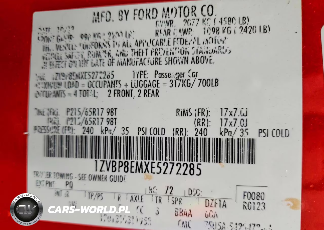 2014 Ford Mustang VIN:1ZVBP8EMXE5272285 - 13