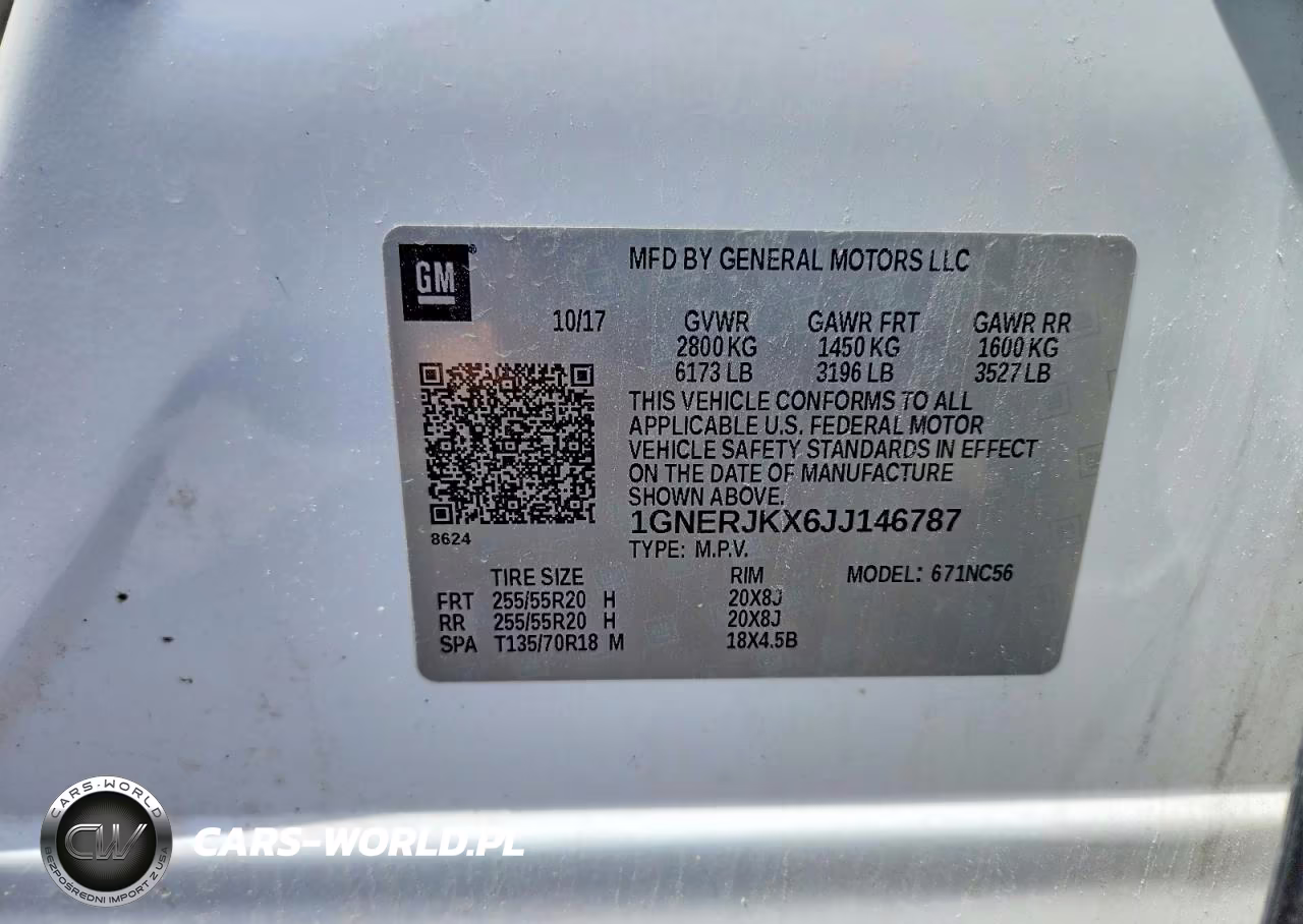 2018 Chevrolet Traverse Rs VIN:1GNERJKX6JJ146787 - 13