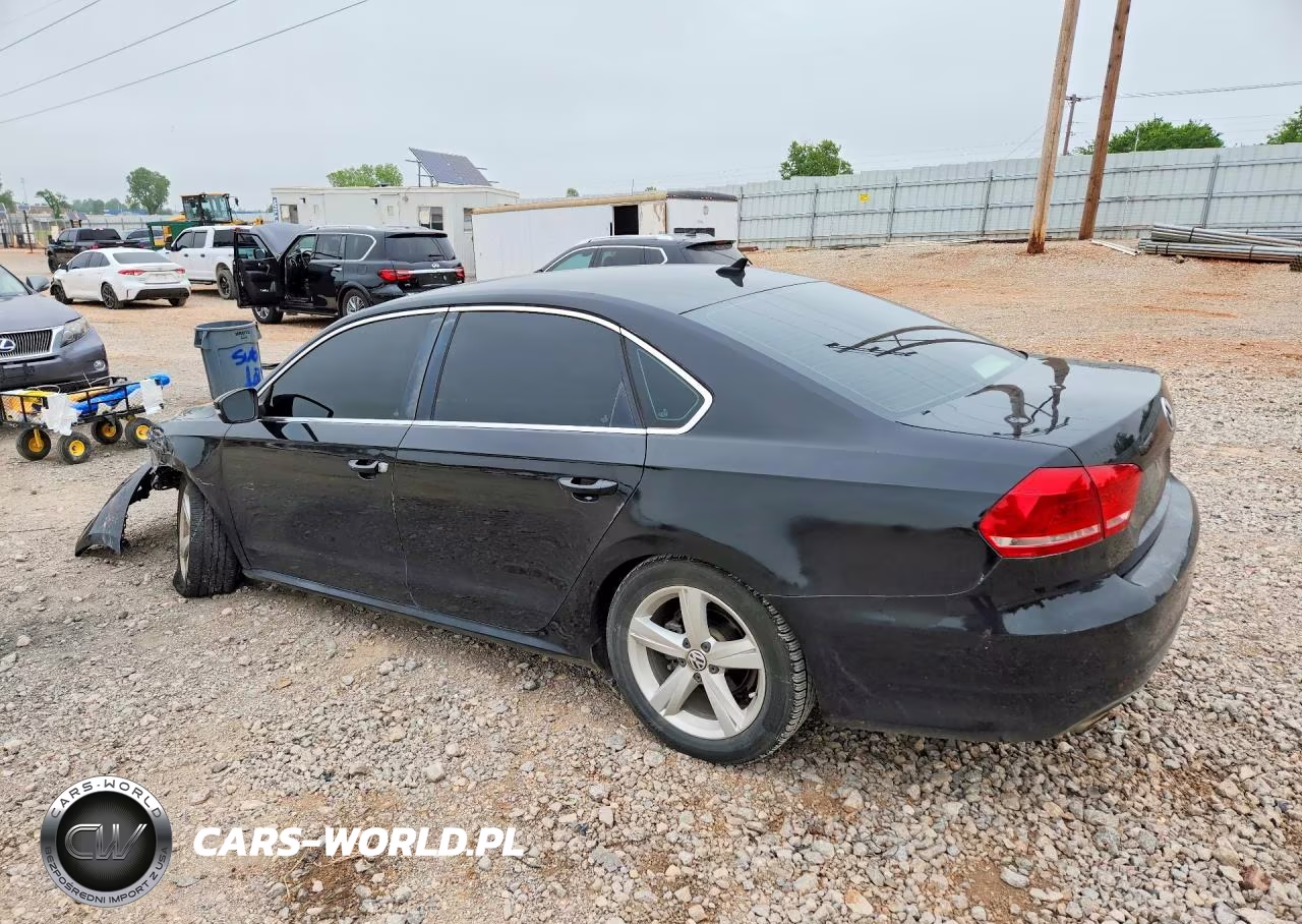 2013 Volkswagen Passat Se VIN:1VWBH7A32DC025373 - 2