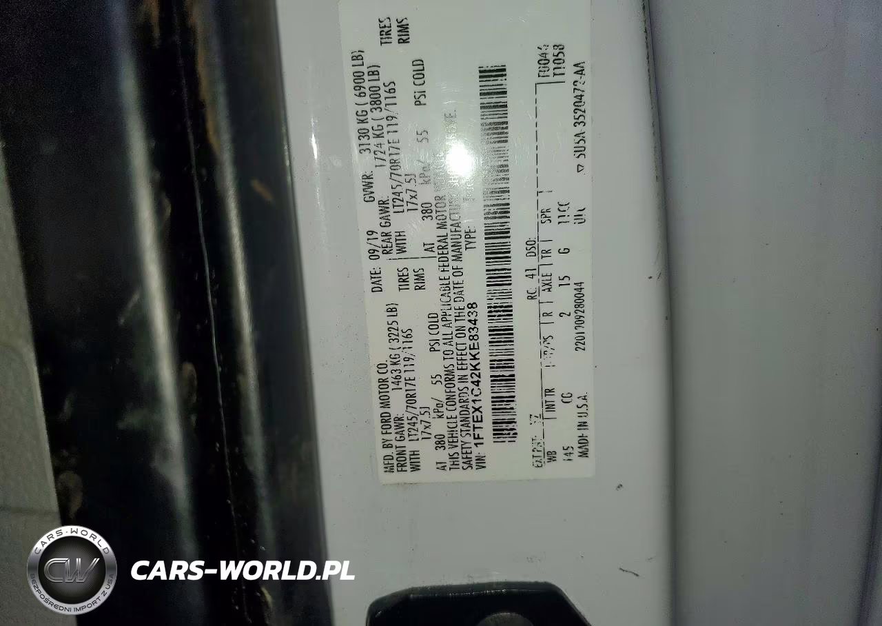 2019 Ford F150 Super Cab VIN:1FTEX1C42KKE83438 - 12