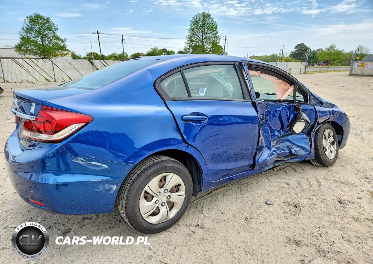 2014 Honda Civic Lx VIN:19XFB2F55EE074371 - 3