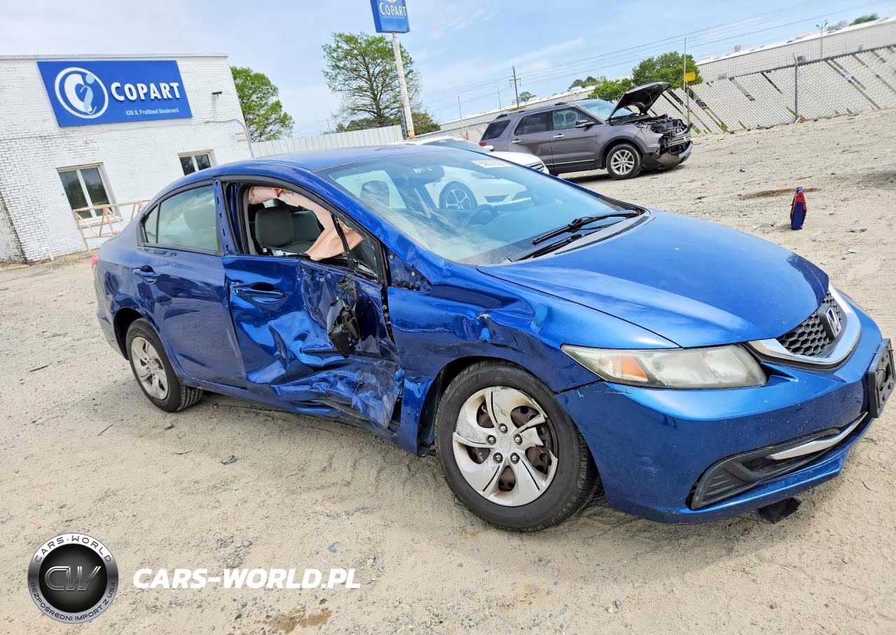 2014 Honda Civic Lx VIN:19XFB2F55EE074371 - 4