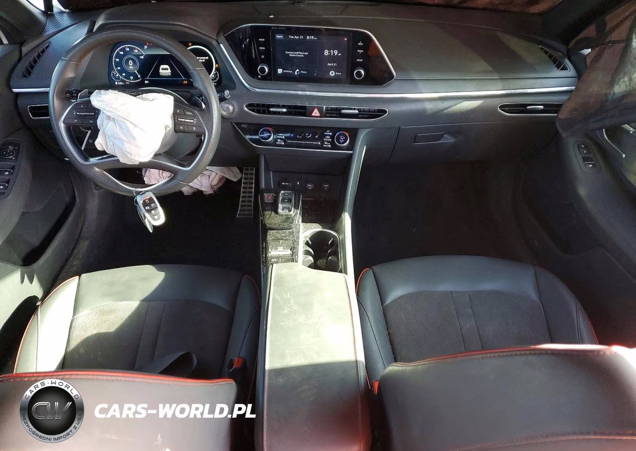 2021 Hyundai Sonata Sel Plus VIN:5NPEJ4J25MH067910 - 8