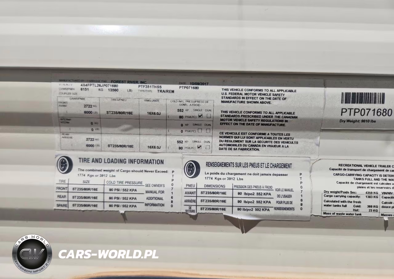 2018 Forest River Puma Camper VIN:4X4FPTL26JP071680 - 10