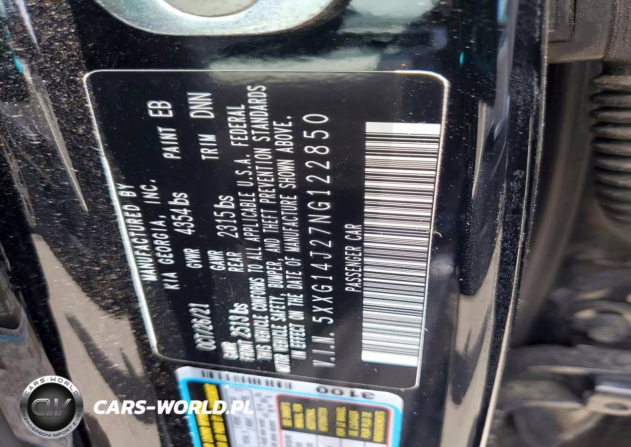 2022 Kia K5 Lxs VIN:5XXG14J27NG122850 - 13