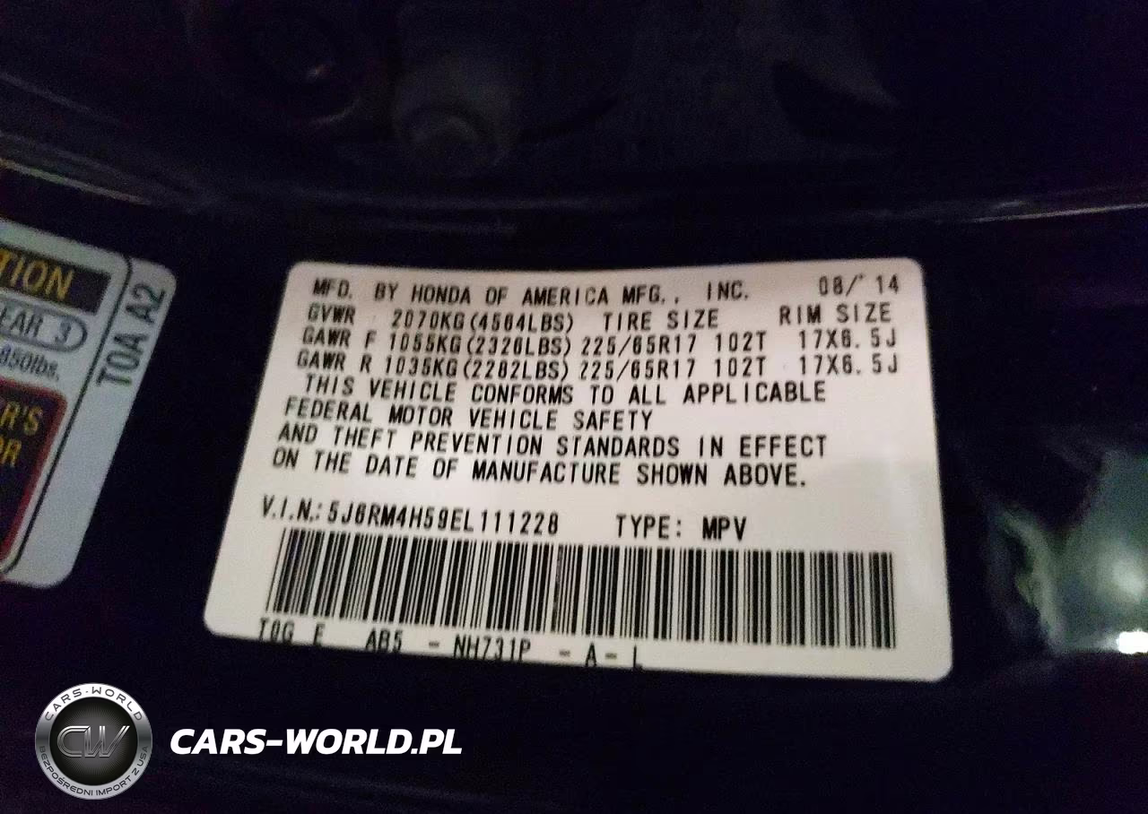 2014 Honda Cr-V Ex VIN:5J6RM4H59EL111228 - 13