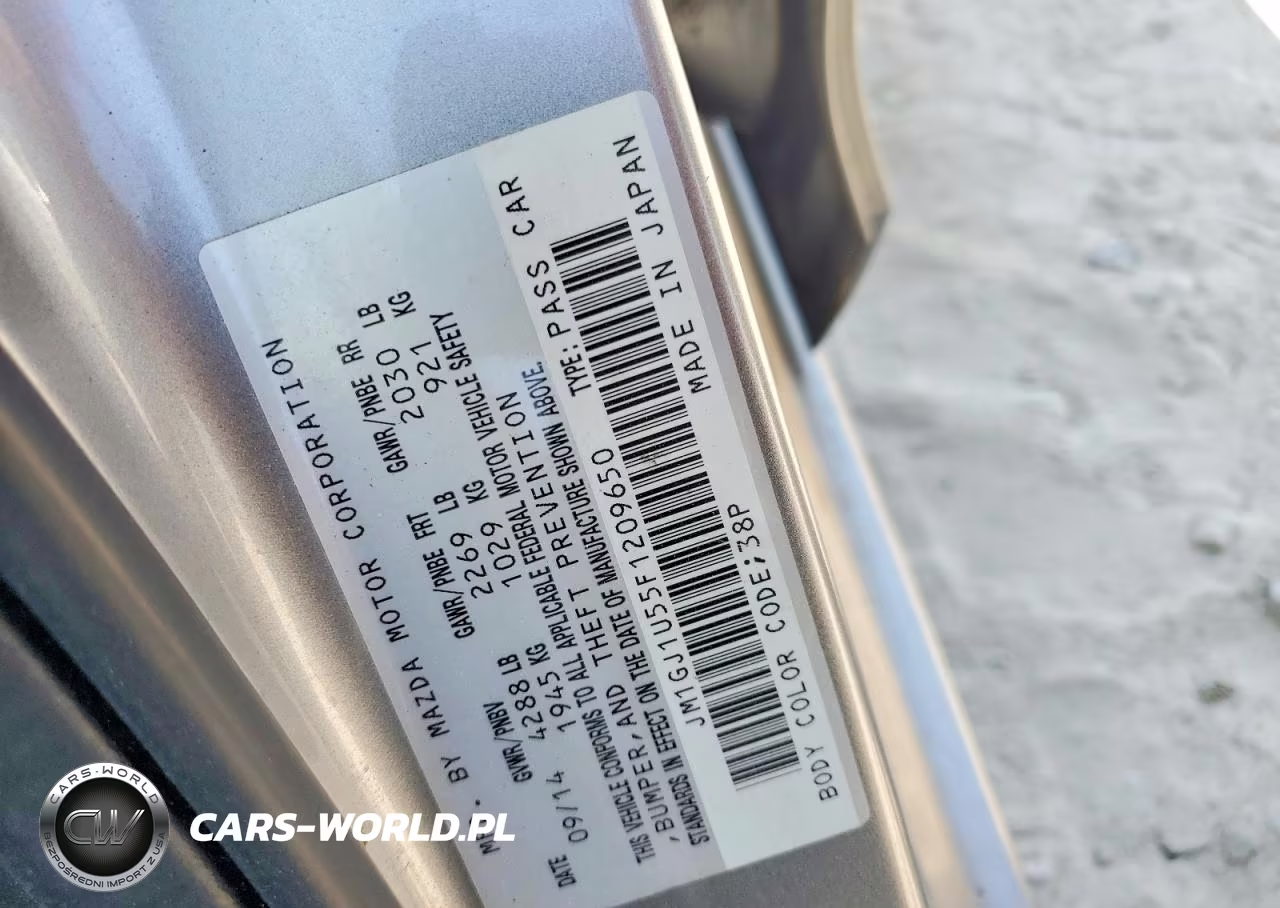 2015 Mazda 6 Sport VIN:JM1GJ1U55F1209650 - 13