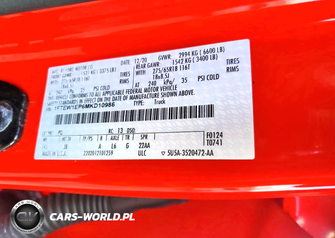 2021 Ford F150 Supercrew VIN:1FTEW1EP6MKD10986 - 13