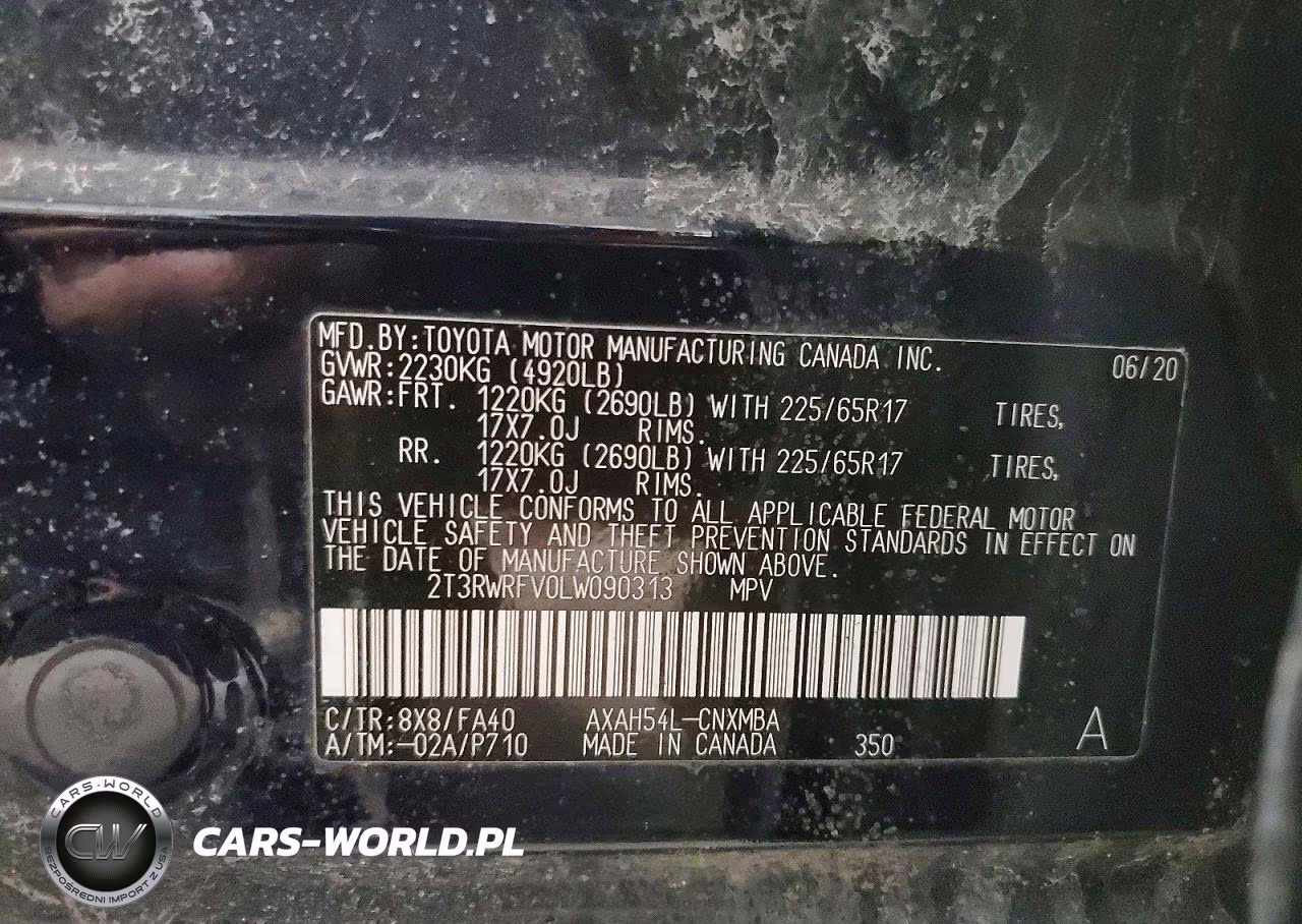 2020 Toyota Rav4 Hybrid Xle VIN:2T3RWRFV0LW090313 - 13
