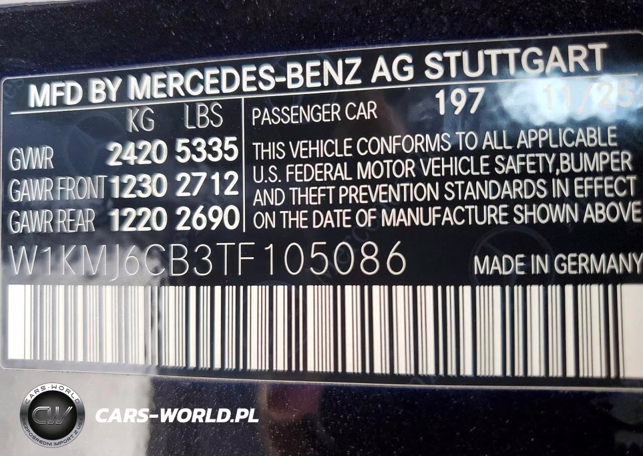2026 Mercedes-Benz Cle Amg 53 4Matic VIN:W1KMJ6CB3TF105086 - 12