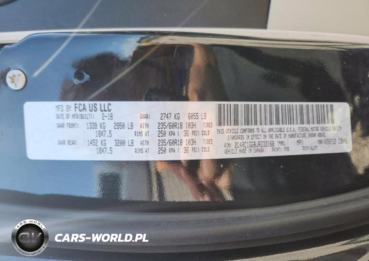 2018 Chrysler Pacifica Limited VIN:2C4RC1GG8JR233168 - 13
