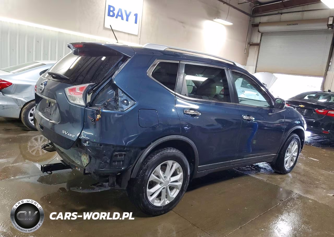 2016 Nissan Rogue Sv VIN:KNMAT2MV1GP639339 - 3