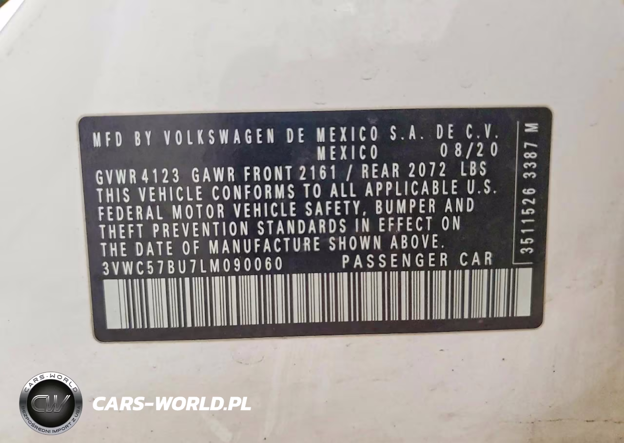 2020 Volkswagen Jetta S VIN:3VWC57BU7LM090060 - 13
