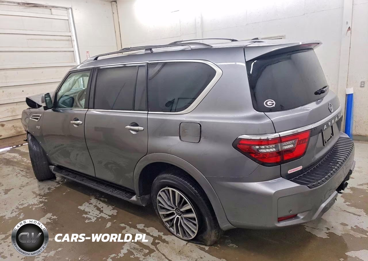 2022 Nissan Armada Sl VIN:JN8AY2BD6N9675707 - 2