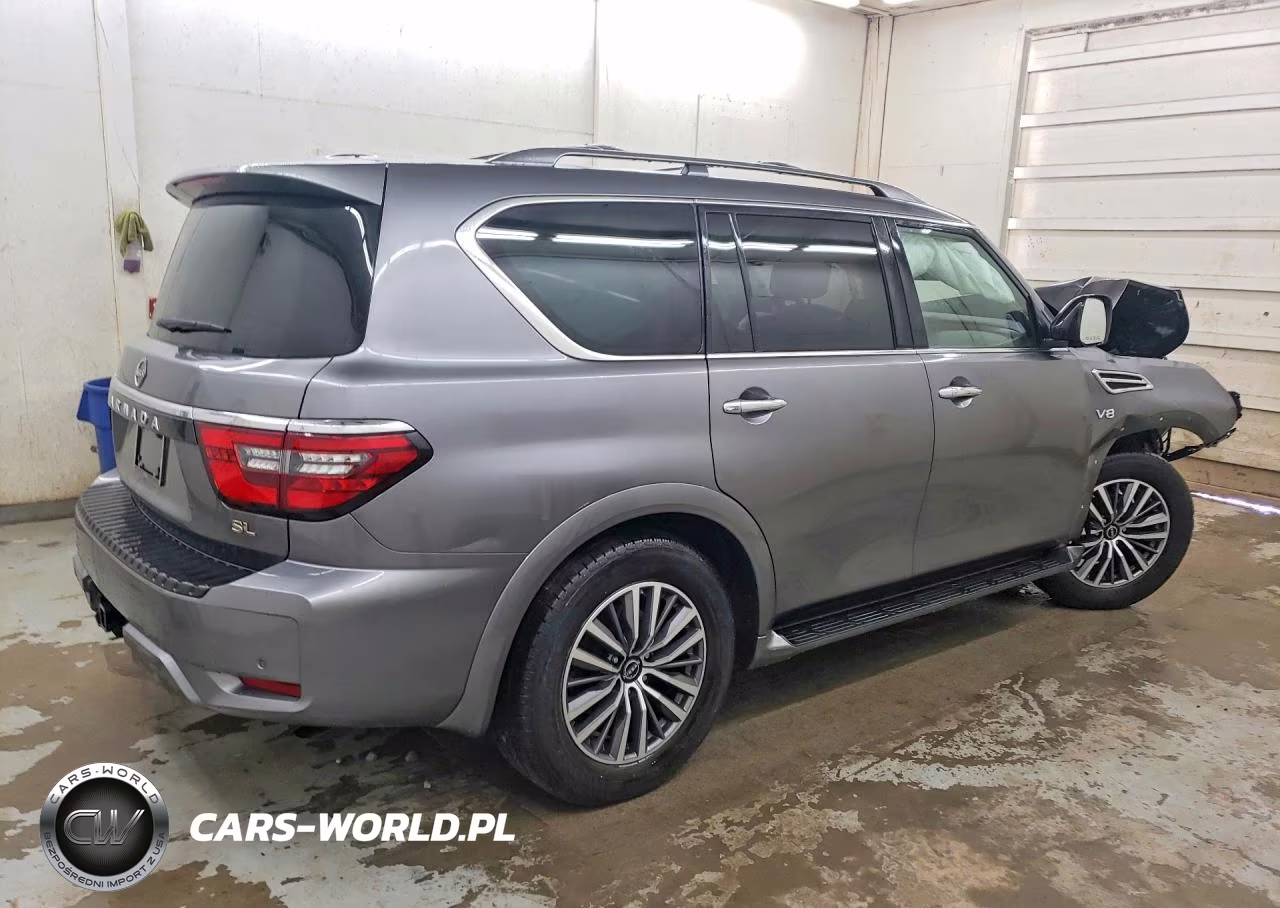 2022 Nissan Armada Sl VIN:JN8AY2BD6N9675707 - 3