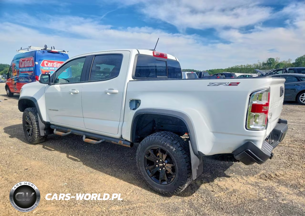 2021 Chevrolet Colorado Zr2 VIN:1GCGTEEN9M1163866 - 2