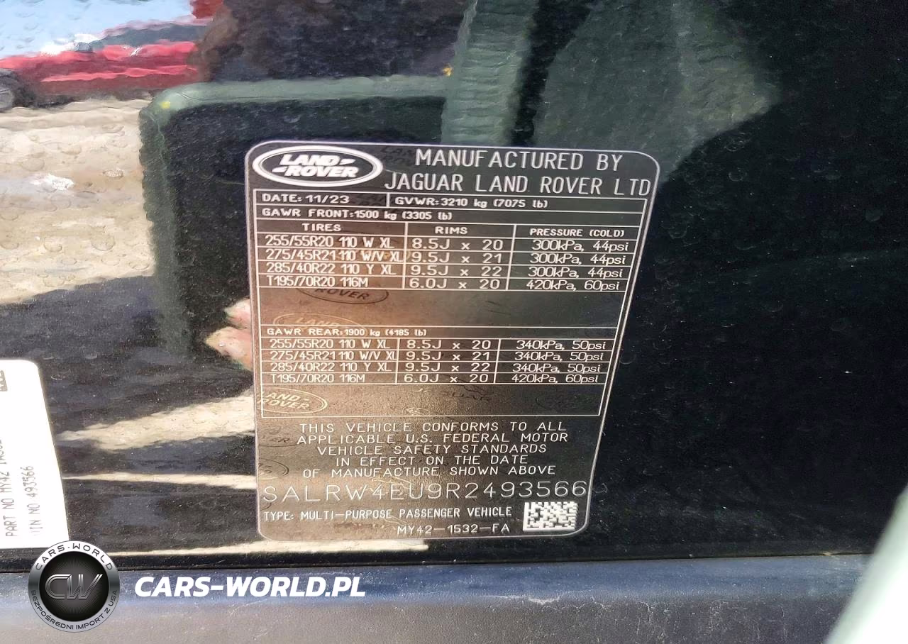 2024 Land Rover Discovery Metropolitan Edition VIN:SALRW4EU9R2493566 - 13