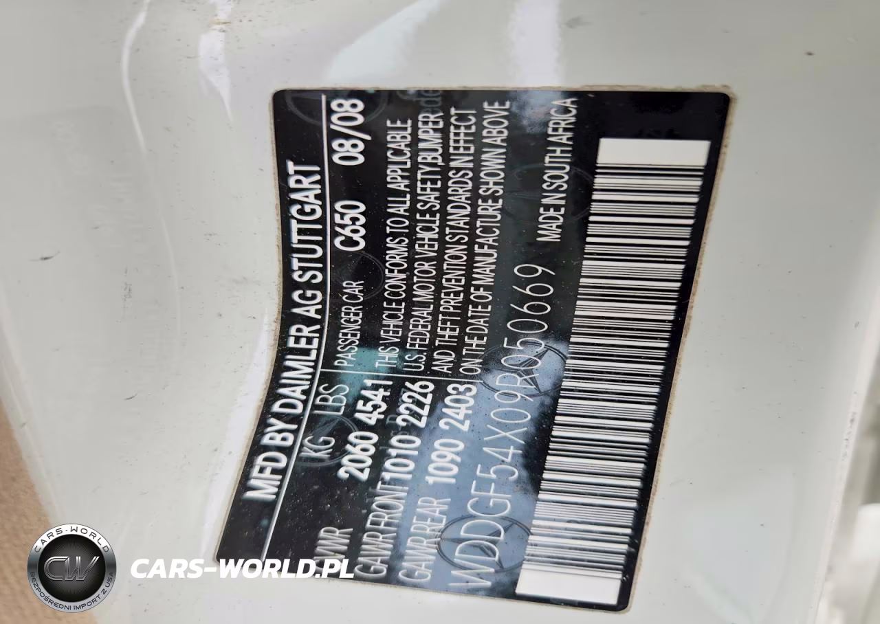 2009 Mercedes-Benz C 300 VIN:WDDGF54X09R050669 - 12