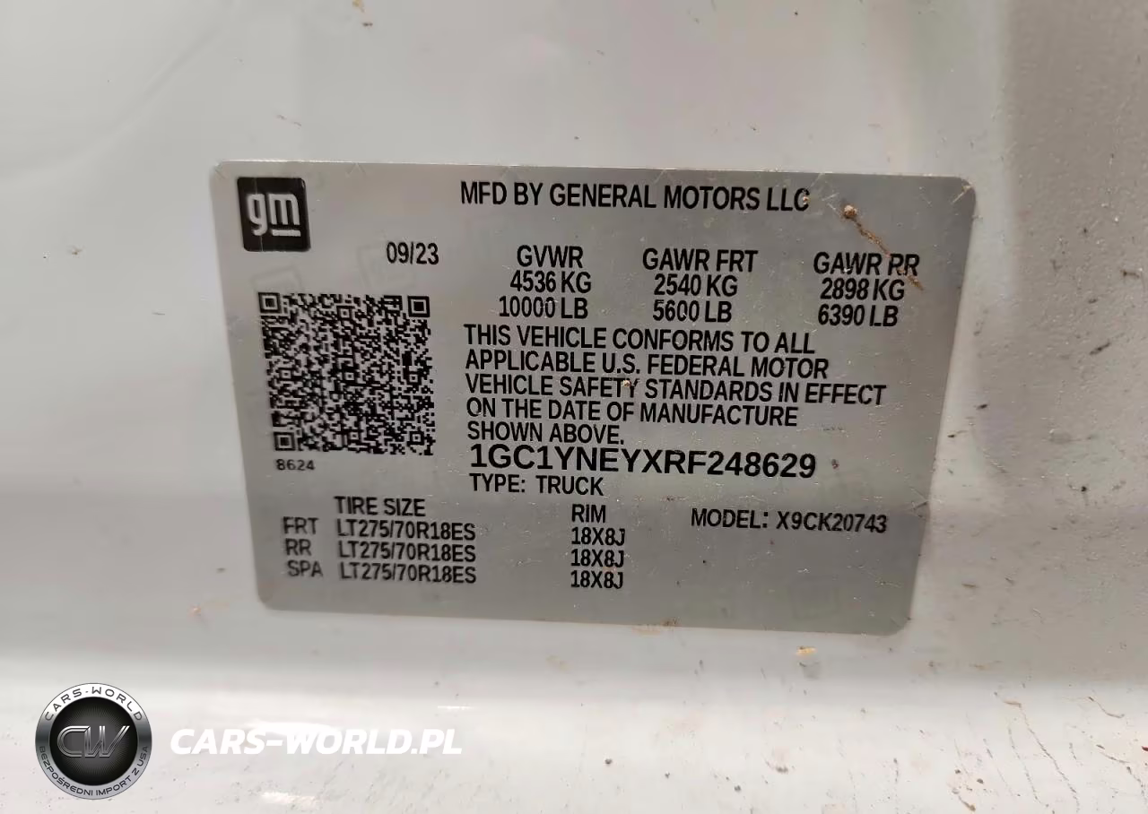 2024 Chevrolet Silverado K2500 Heavy Duty Lt VIN:1GC1YNEYXRF248629 - 12