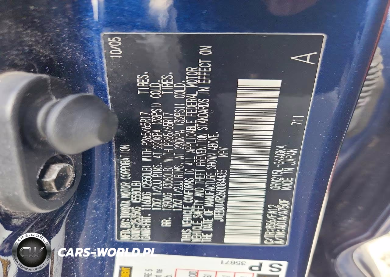 2006 Toyota 4Runner Sr5 VIN:JTEBU14R260084435 - 12