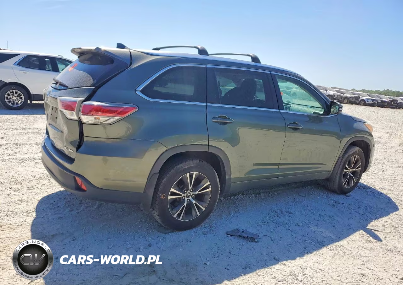 2016 Toyota Highlander Xle VIN:5TDJKRFH7GS256983 - 3