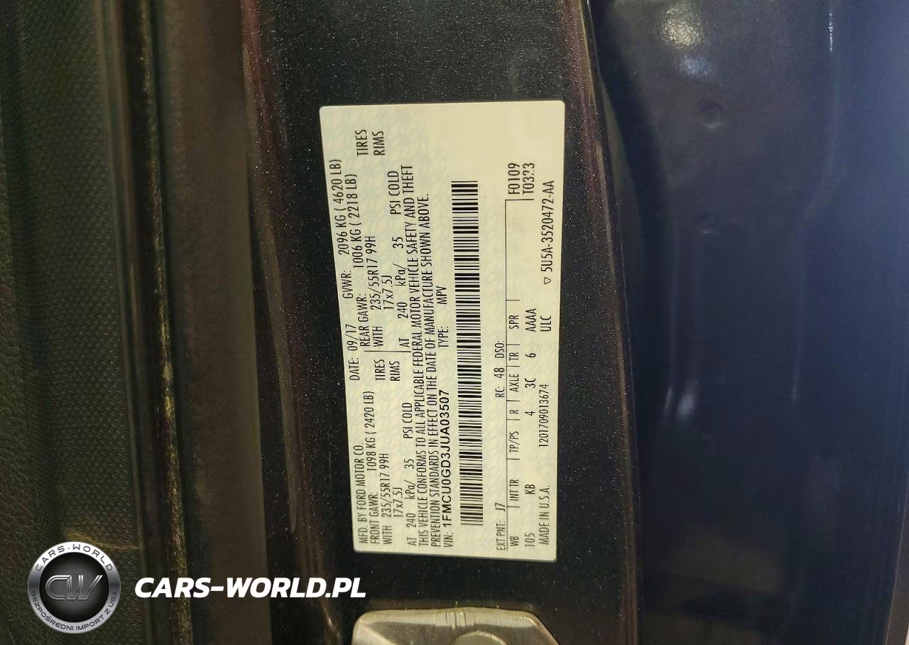 2018 Ford Escape Se VIN:1FMCU0GD3JUA03507 - 13