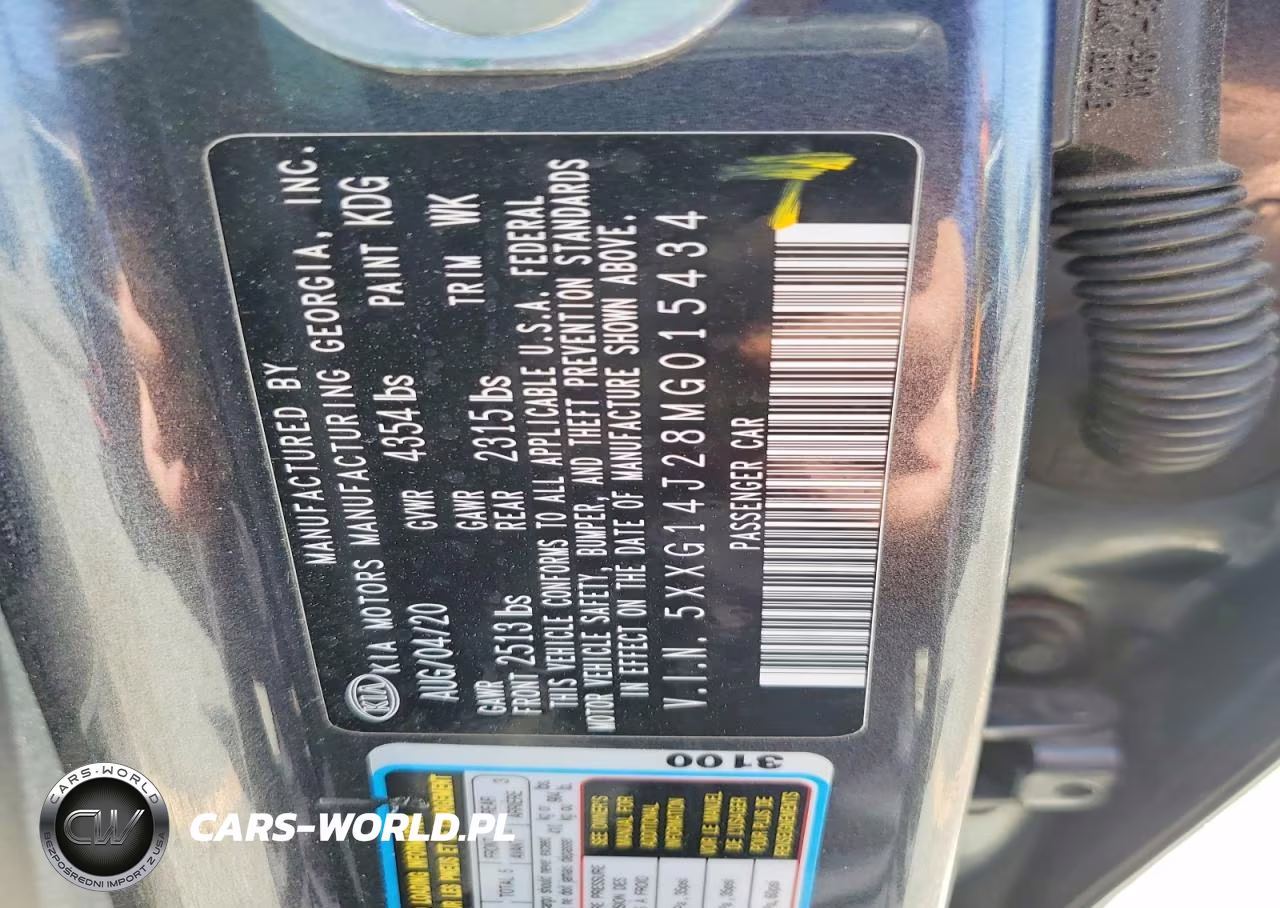 2021 Kia K5 Lxs VIN:5XXG14J28MG015434 - 13