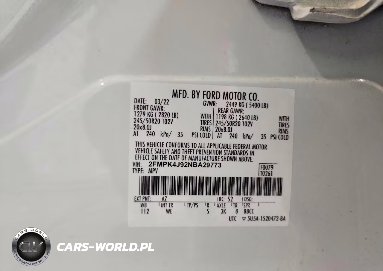 2022 Ford Edge Sel VIN:2FMPK4J92NBA29773 - 13