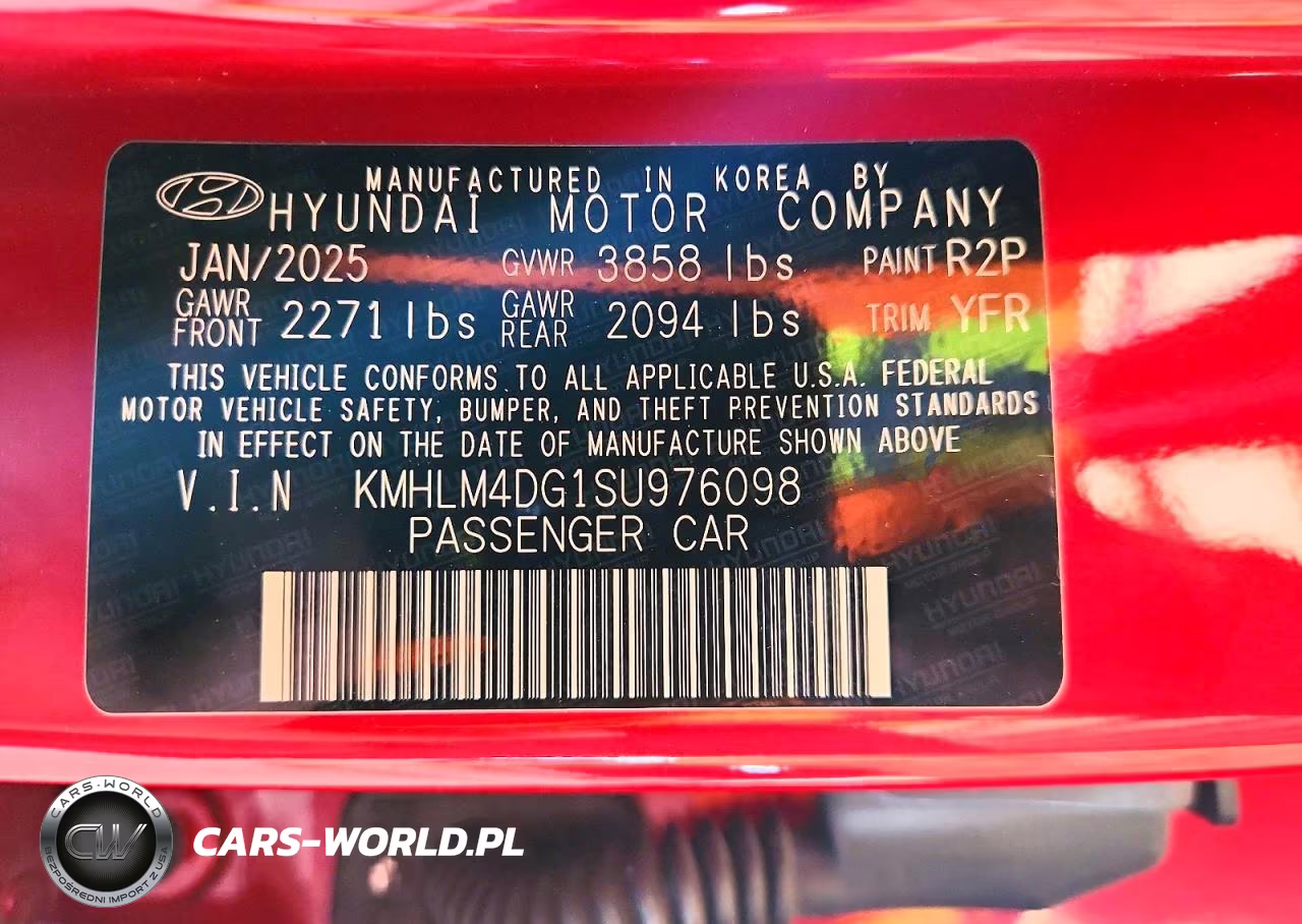 2025 Hyundai Elantra Sel Sport VIN:KMHLM4DG1SU976098 - 13