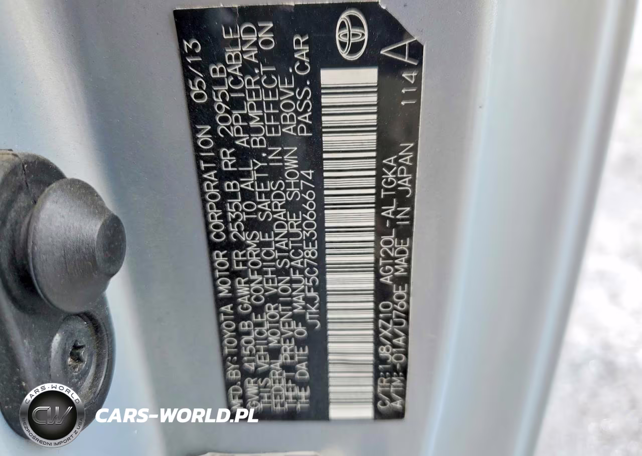 2014 Scion Tc 10 Series VIN:JTKJF5C78E3066674 - 12